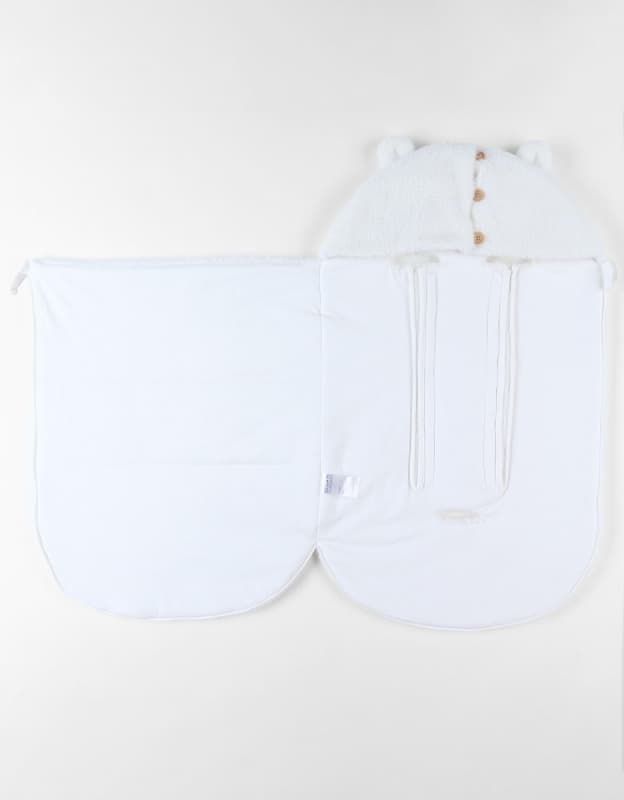 M&m24 Nid d'Ange Sherpa, Ecru, blanc mix & match noukies permanent — vue 2 sur 4