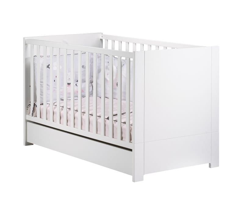 Little Big Bed 140x70 Loft Blanc, loft blanc meuble — vue 2 sur 5