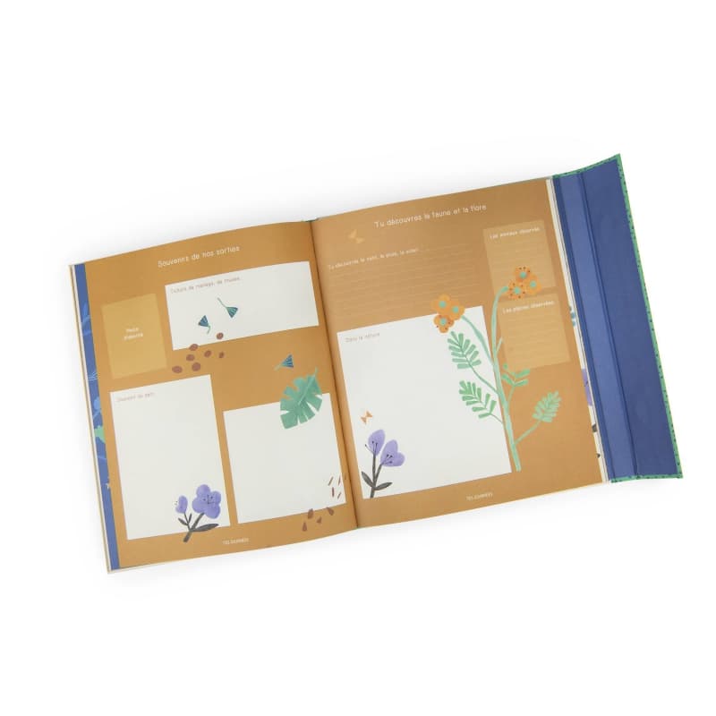 Livre de Naissance, creme vert jaune la foret mawa moulin roty 26/01 — vue 1 sur 6