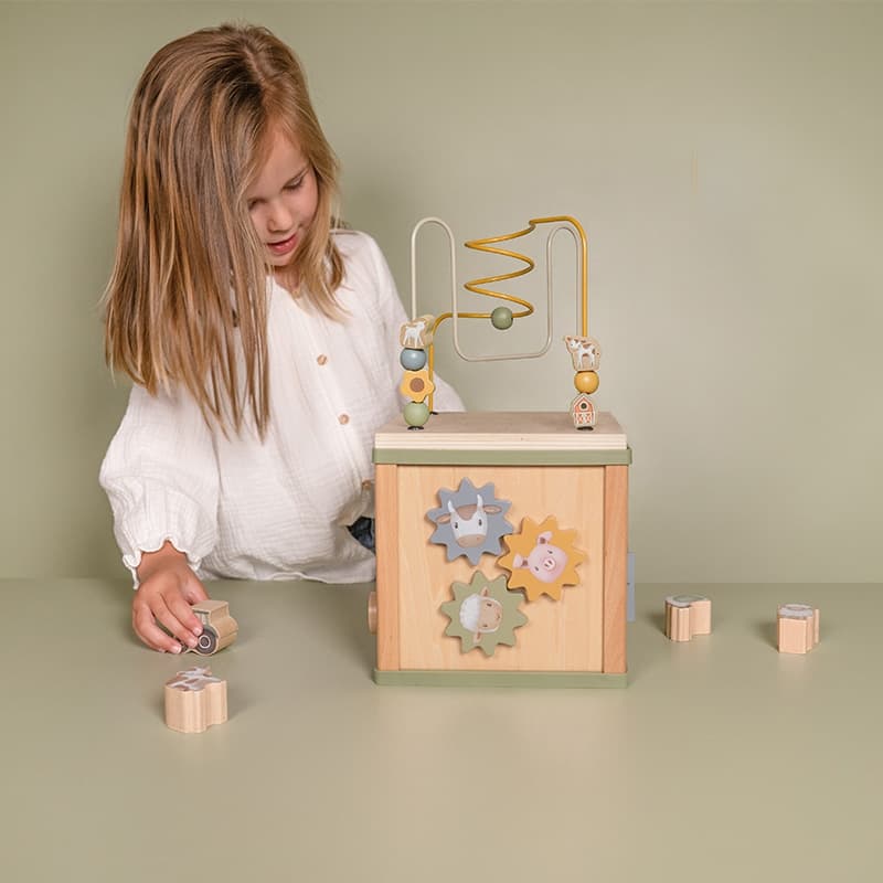 Cube Activites en Bois Fsc, 18m+ little farm little dutch 05-24 — vue 4 sur 5