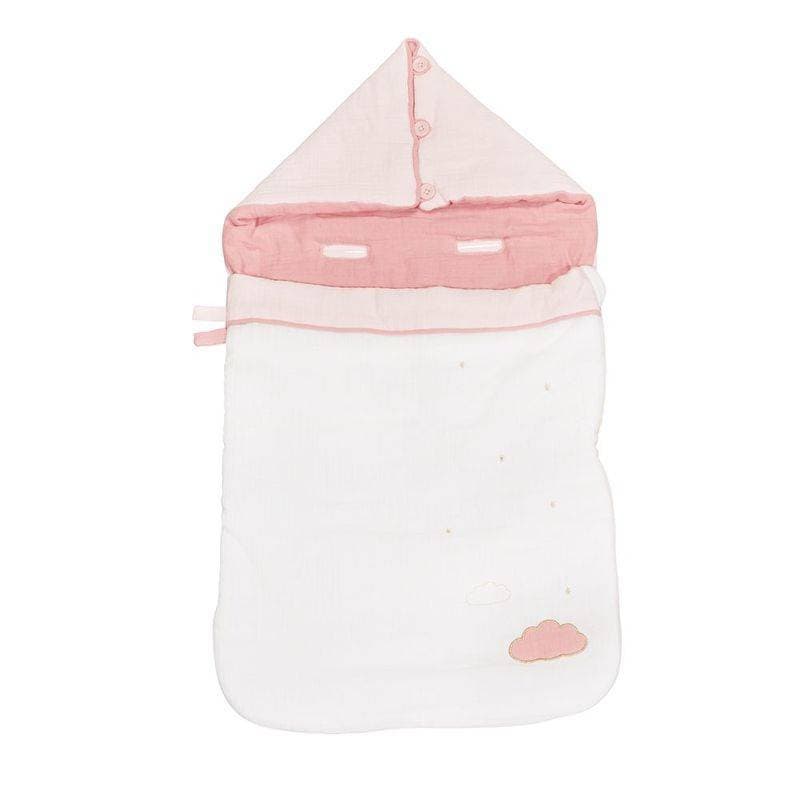 Nid d'Ange Rose Lily Poudree, lily poudree sauthon baby deco blanc - rose poudre — vue 1 sur 3
