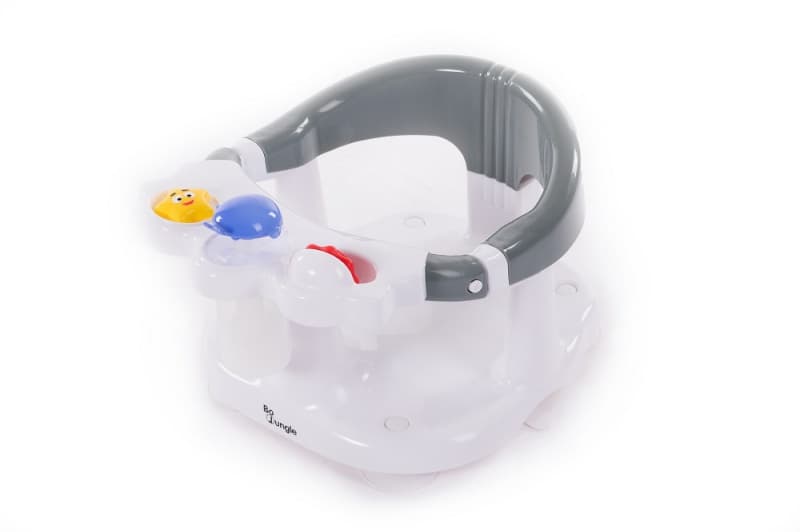 B-siege de Bain Gris/blanc (6m+), bo jungle gris/blanc — vue 1 sur 5