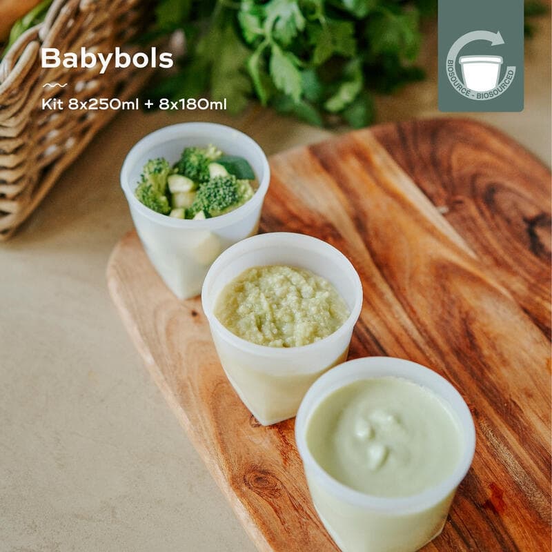 Babybols Biosources 8 X 250 Ml + 8 X 180ml, repas babymoov — vue 3 sur 5