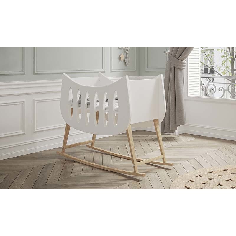 Berceau Trapeze Blanc 50x80 — vue 2 sur 2