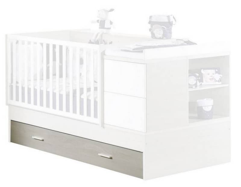 Tiroir Lit Junior Newopale, newopale sauthon easy decor frene sable l 189 h 22 — vue 1 sur 2