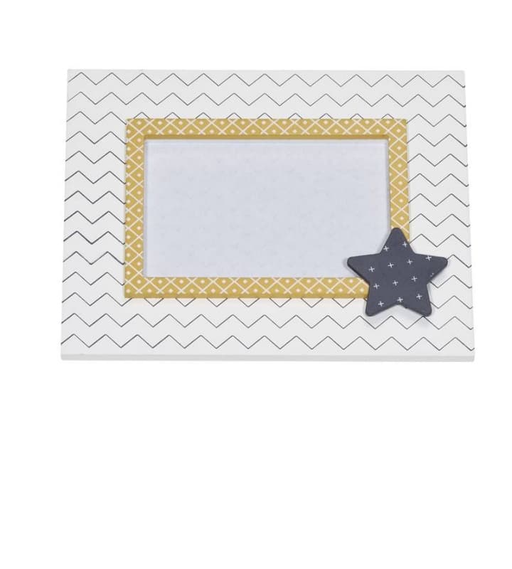 Cadre Photo Chevrons, hello textile sauthon baby deco 24 x 21 x 2,8 — vue 2 sur 3