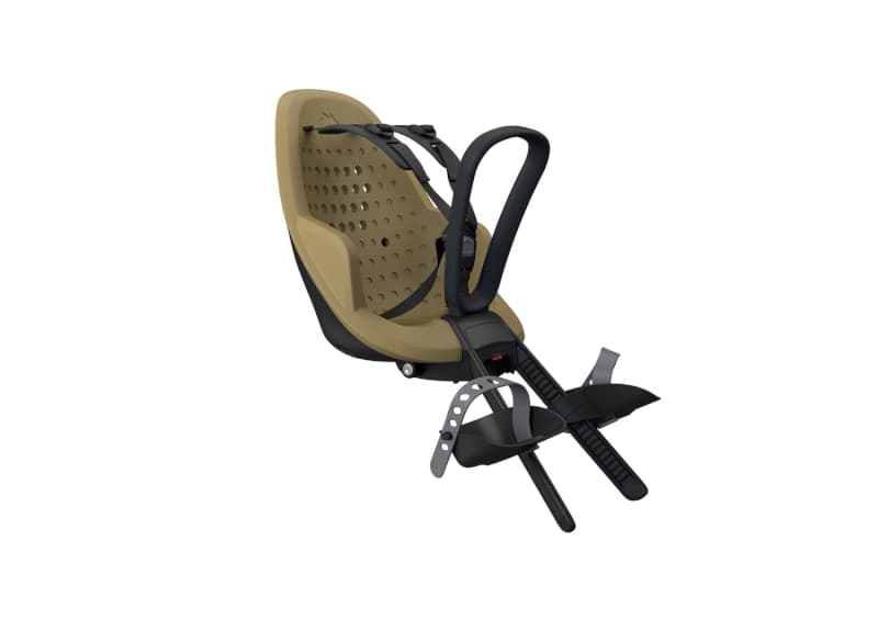 Siege-velo Yepp 2 Mini Fennel Tan, active with kids thule — vue 1 sur 5