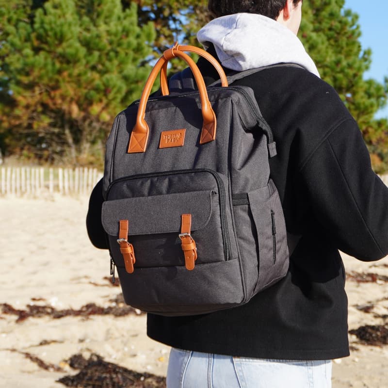 Sac a Langer Escapade, gris — vue 3 sur 4