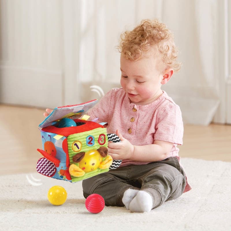 Cube Interactif Eveil Sensoriel, vtech baby multicolore per — vue 1 sur 2