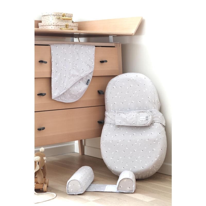 Cocoonababy Moon & Stars, gris red castle — vue 3 sur 3