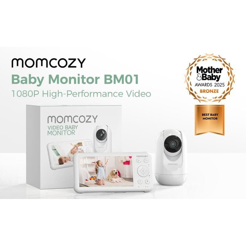 Babyphone Video 5 Pouces Bm01, momcozy — vue 3 sur 3