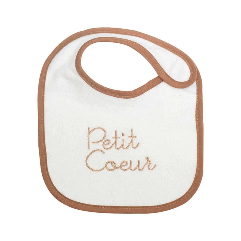 Bavoirs Naissance X6, message beige trois kilos sept 23/03 — vue 2 sur 5