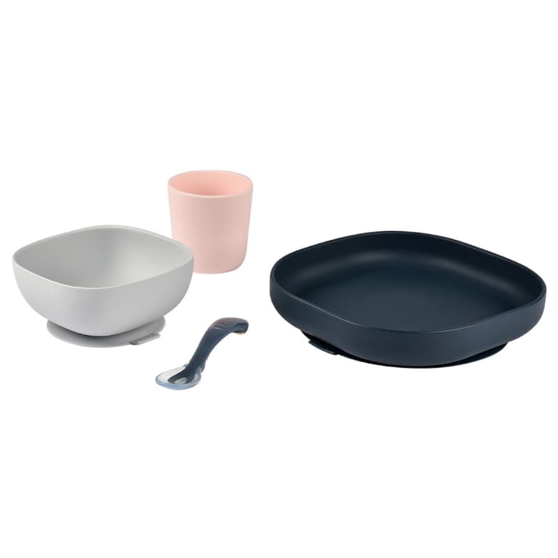 Coffret Repas Silicone 4 Pieces, night blue — vue 2 sur 2