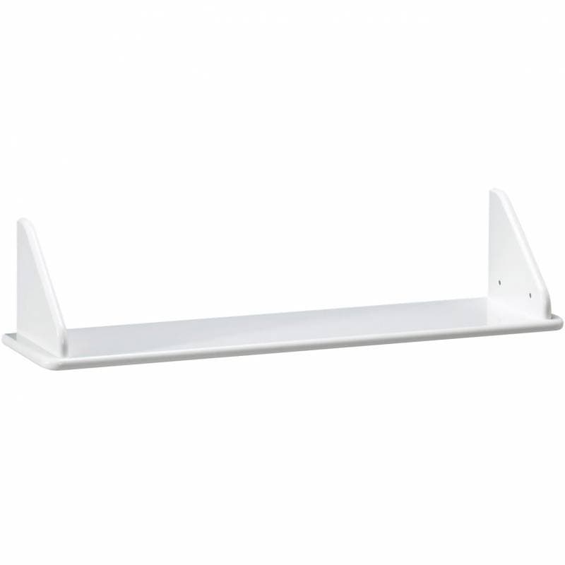 Etagere Murale (1 Niveau) Elodie Blanc, elodie blanc sauthon signature blanc l98 h22 p25 p — vue 1 sur 2