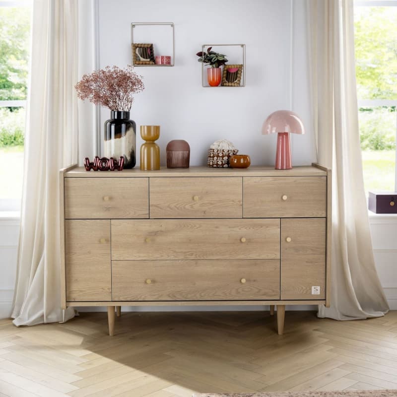 Commode Buffet, chene vintage my love sauthon — vue 2 sur 5