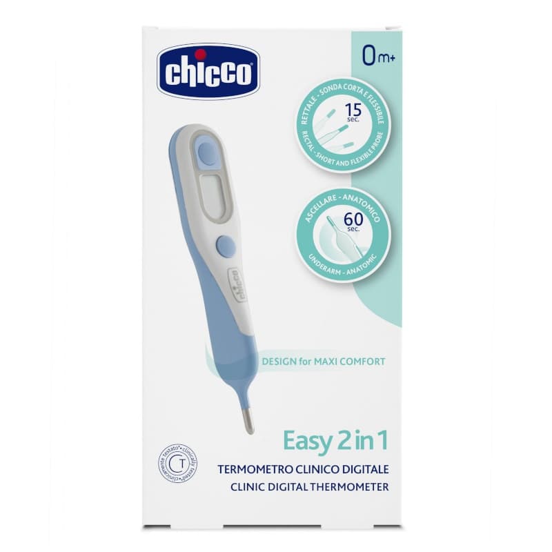 Thermometre Digital Easy 2 en 1 - Rectal Axillaire, hygiene chicco per