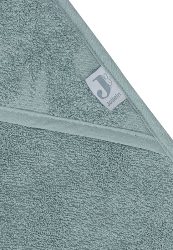 Cape de Bain Eponge Jaquard, sea green 75x75cm miffy jollein h-24 — vue 5 sur 5