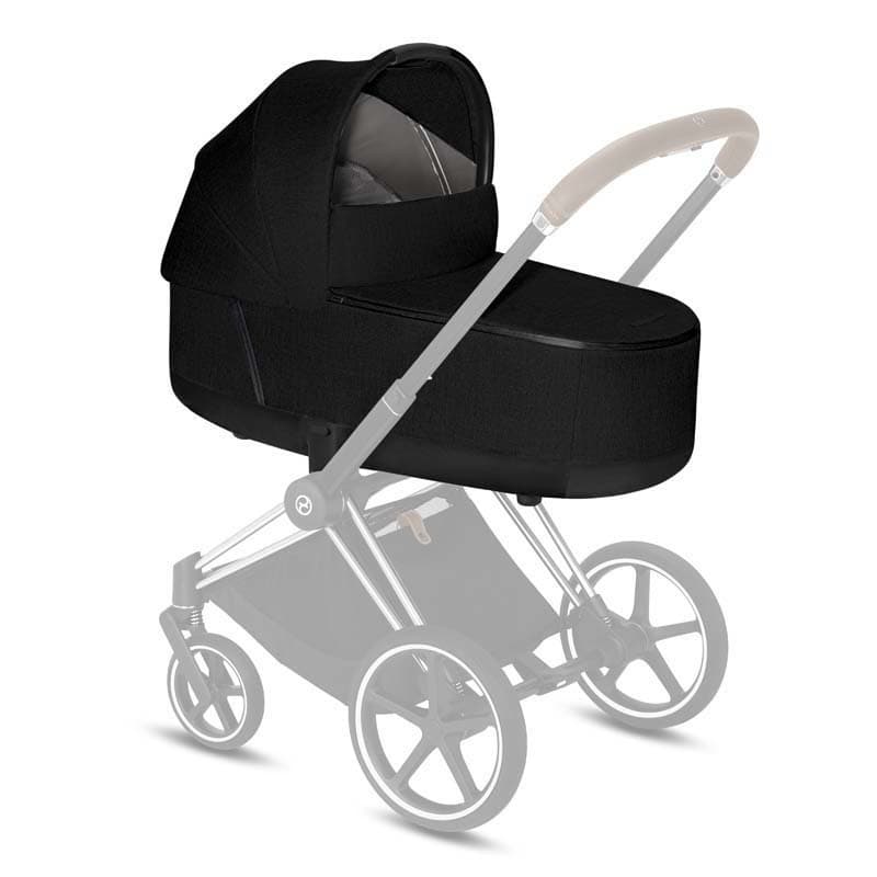 Nacelle de Luxe Priam Stardust Black Plus, platinum 2021 — vue 1 sur 3