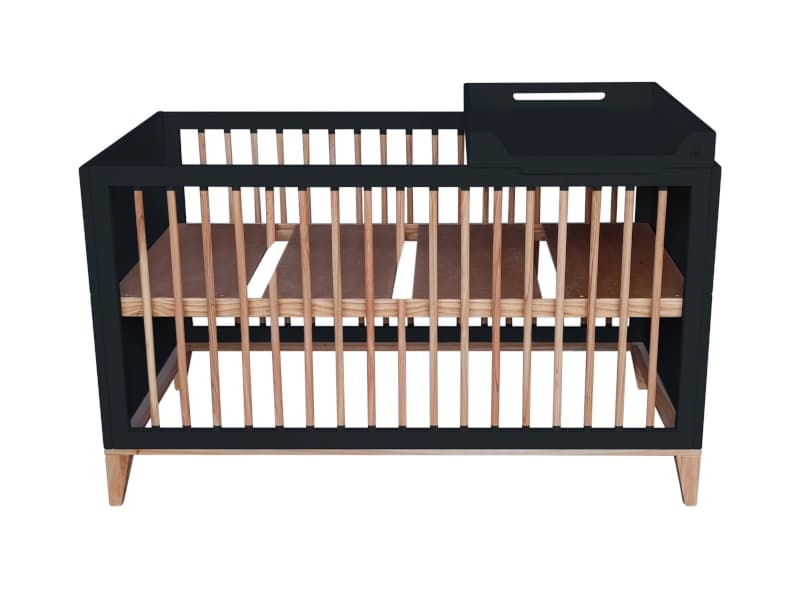 Nami Lit/bed Cannage Rotin 70 X 140 H86 Onyx — vue 5 sur 5