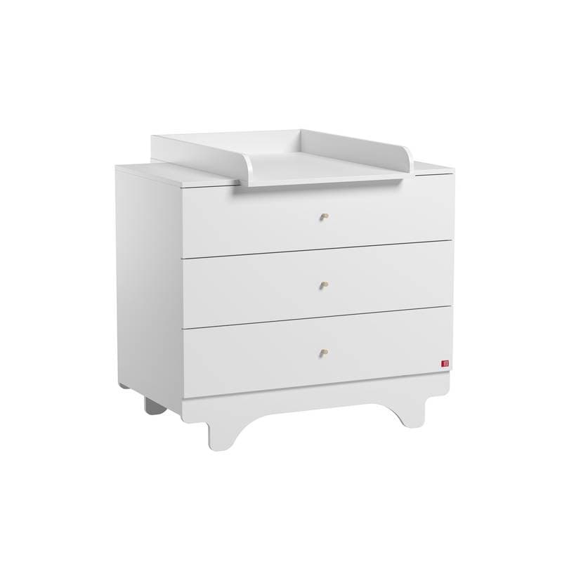 Commode Playwood Blanc, 92,5x52,5x86 blanc playwood — vue 1 sur 2
