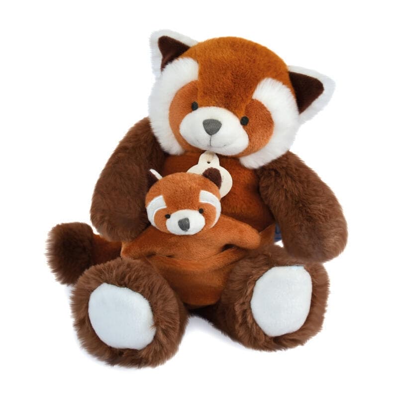 Unicef Panda Roux Pantin Bebe et Moi, orange 25cm doudou s'engage doudou et compagnie a-24 h-24 — vue 1 sur 2