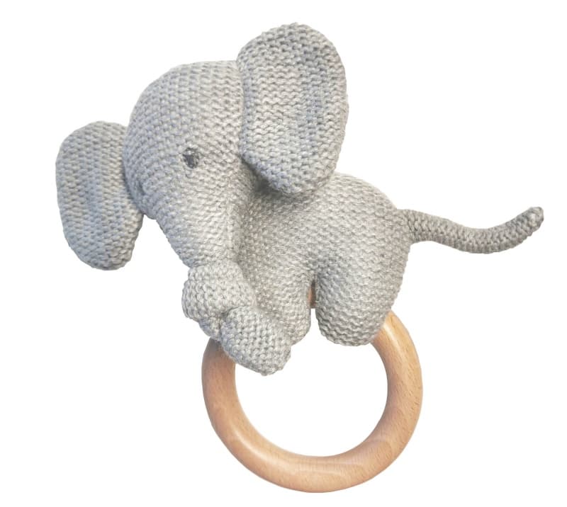 Anneau Dentition Bois Tembo, tembo nattou gris per — vue 2 sur 2