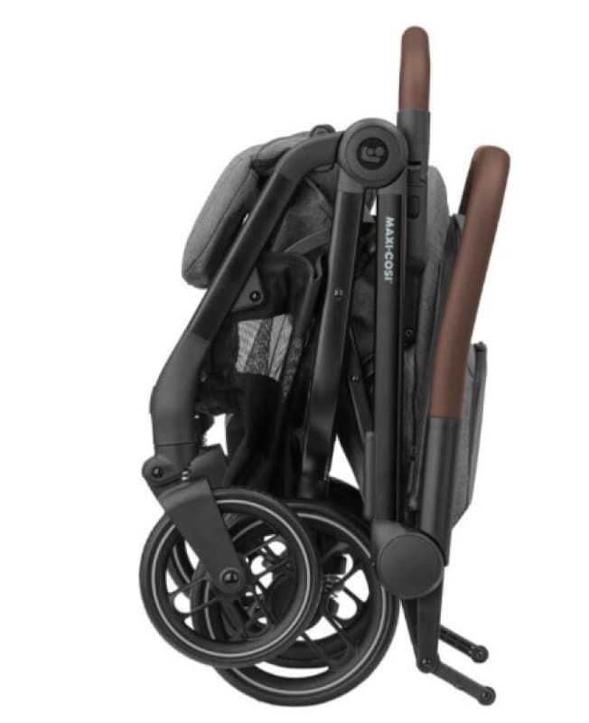 Mc Soho Select Grey (black Frame & Brown Leather), maxi-cosi — vue 3 sur 3
