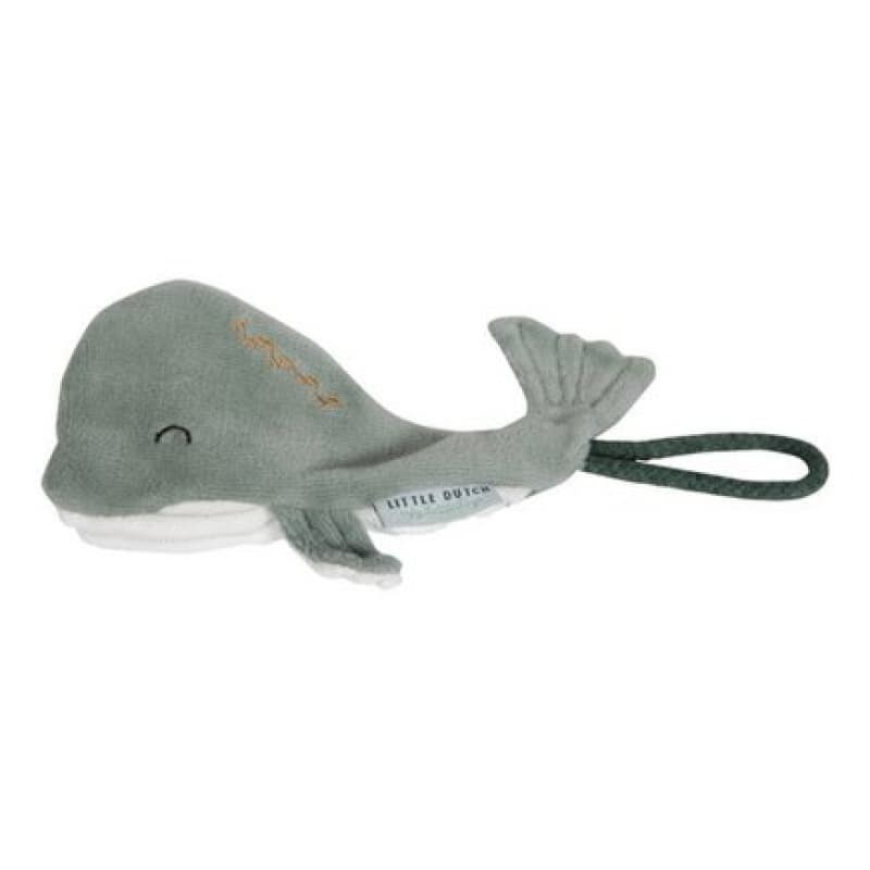 Attache-sucette Baleine Ocean Mint, little dutch mint 3 x 7 x 18 little dutch mint 3 x 7 x 18 cm