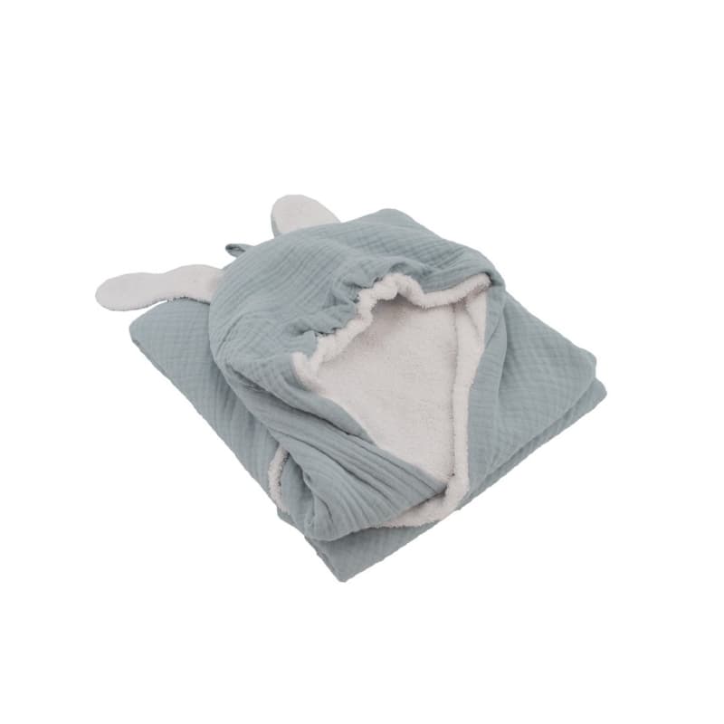 Coffret Sortie de Bain 75x75 Cm Bleu Vintage, bleu vintage domiva bleu vintage 75x75 cm — vue 2 sur 2