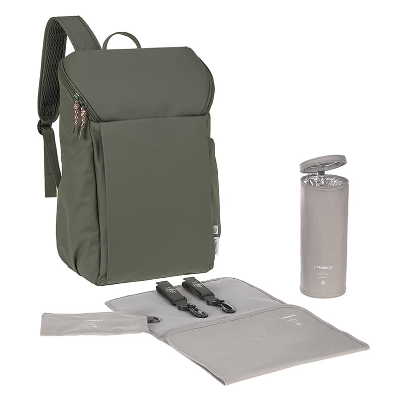Sac a Dos Slender Up Olive, lässig olive p-24 — vue 3 sur 5