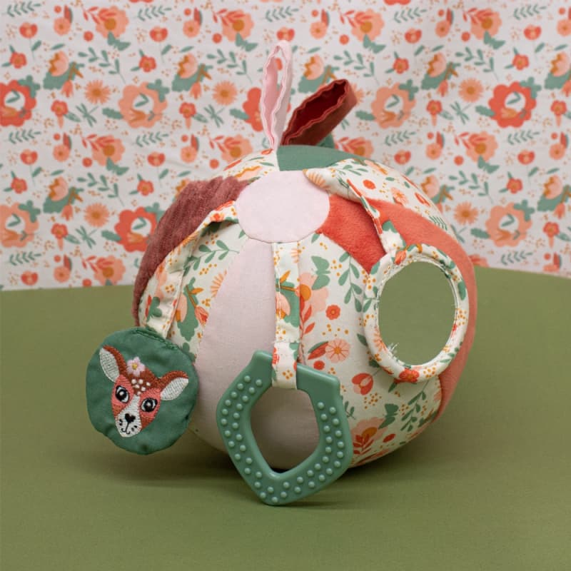 Balle d'Activite Melimelos la Biche, melimelos les deglingos terracotta 14x14x14 — vue 3 sur 5