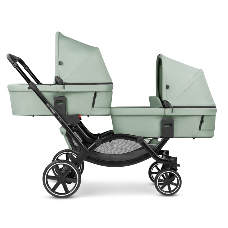 Poussette Jumeaux Zoom, vert pine — vue 24 sur 24