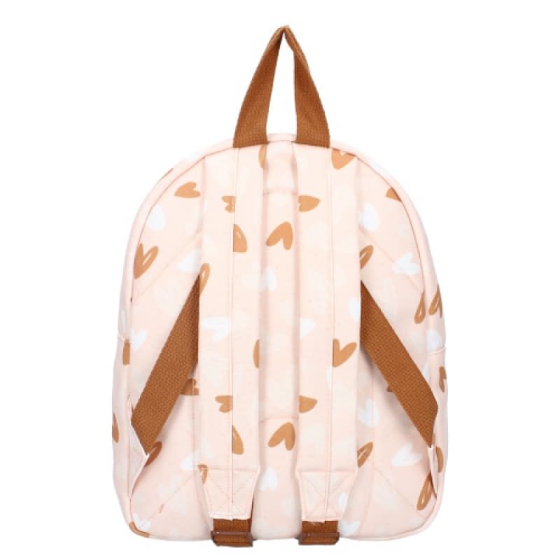 Sac a Dos Enfant Coeurs, kidzroom rose/caramel per — vue 3 sur 5