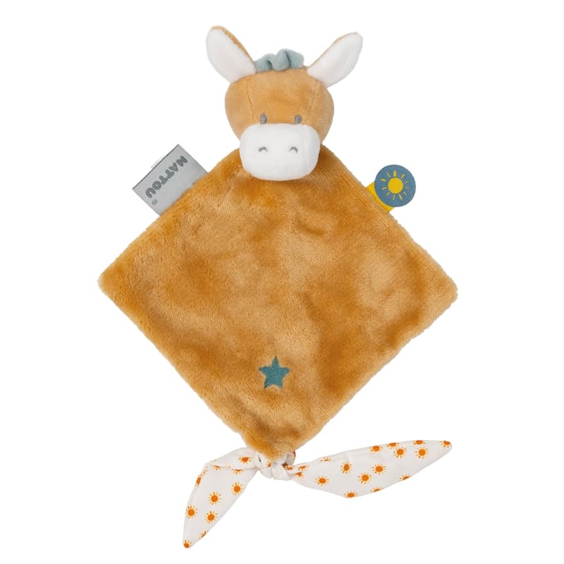 F&l Mini Doudou Ane, felix&leo nattou multicolore e-24