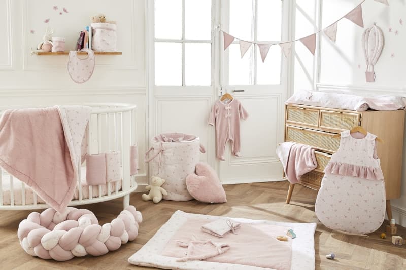 Doudou Lapin Fausse Fourrure, lovely blossom bb&co 03-24 — vue 2 sur 4