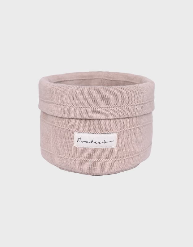 Trousse de Toilette en Tricot de Coton Bio, beige mix_match noukie's permanent