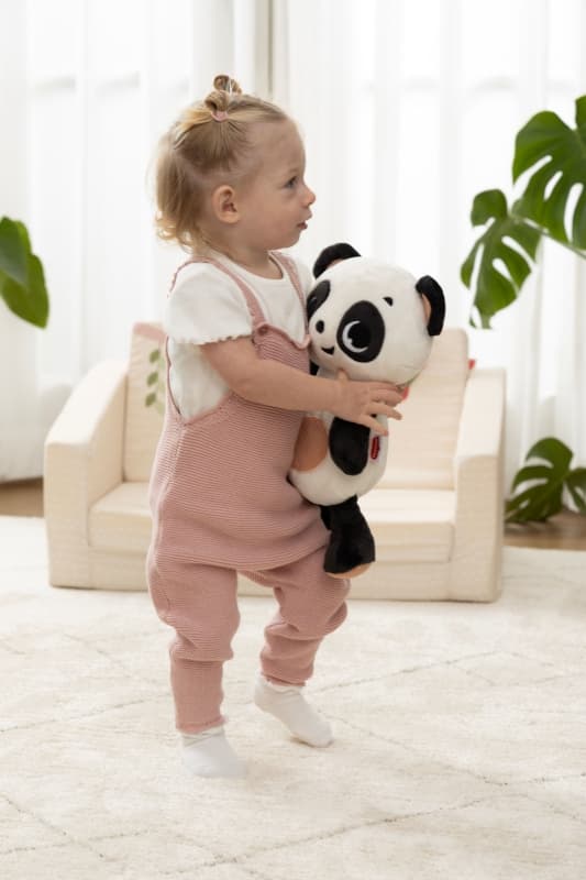 Peluche Snuggly Buddy Panda B&w Decor, tiny love — vue 9 sur 11