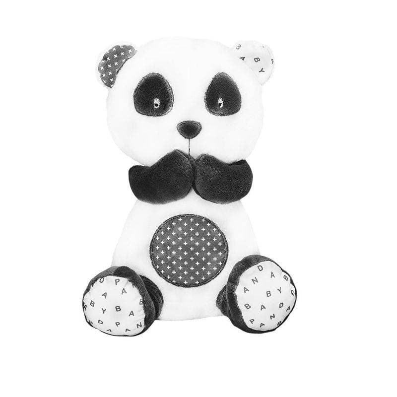 Doudou Chao Chao, chao chao sauthon baby deco blanc - gris fonce - n — vue 2 sur 4