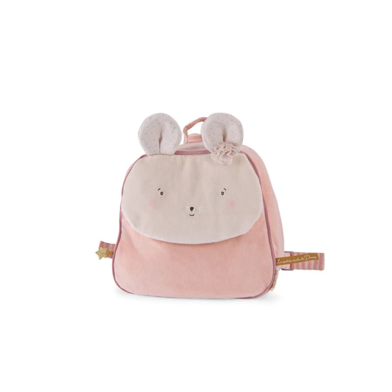 Sac a Dos Souris la Petite Ecole de Danse, la petite école de danse moulin roty rose/crème 23x0x29 p-e-a-h 2024 — vue 2 sur 4