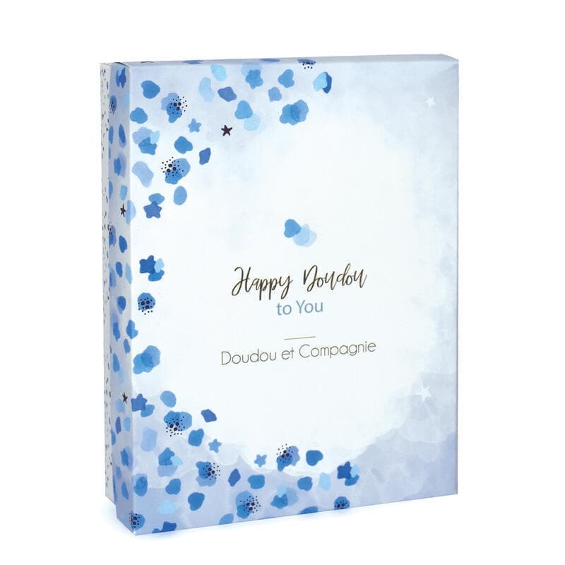Happy Glossy - Doudou, blanc 17cm doudou sensoriel doudou et compagnie a-24 h-24 — vue 1 sur 2