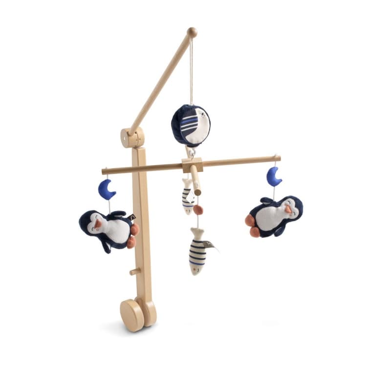 Mobile Musical, baby sailor deco bleu — vue 1 sur 2