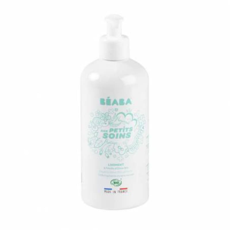 Liniment a l'Huile d'Olive Bio 500ml, beaba blanc