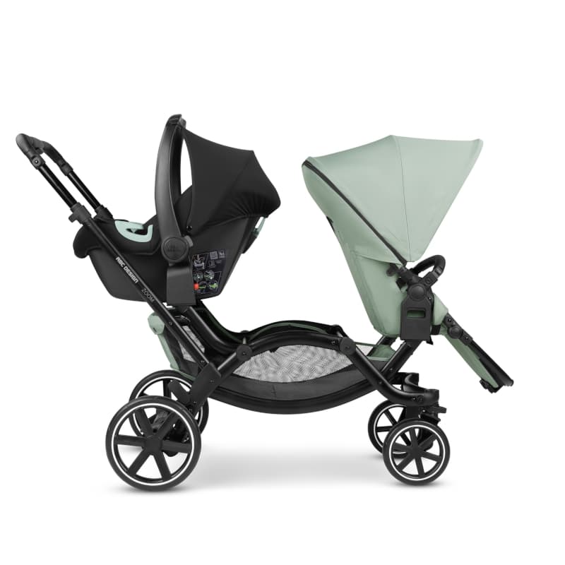 Poussette Jumeaux Zoom, vert pine — vue 20 sur 24