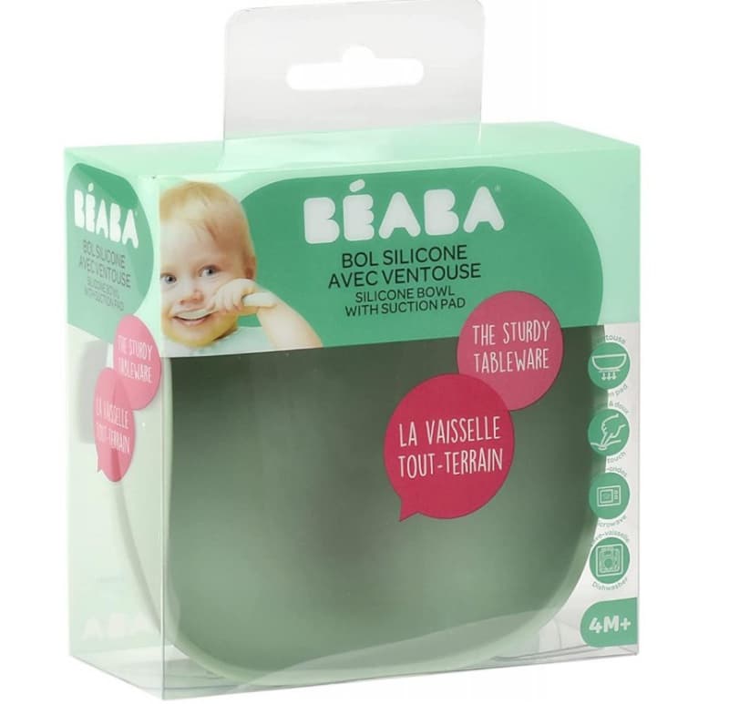Bol Silicone Ventouse, sage green 11,6 x 5,6 x 11,7 — vue 1 sur 2