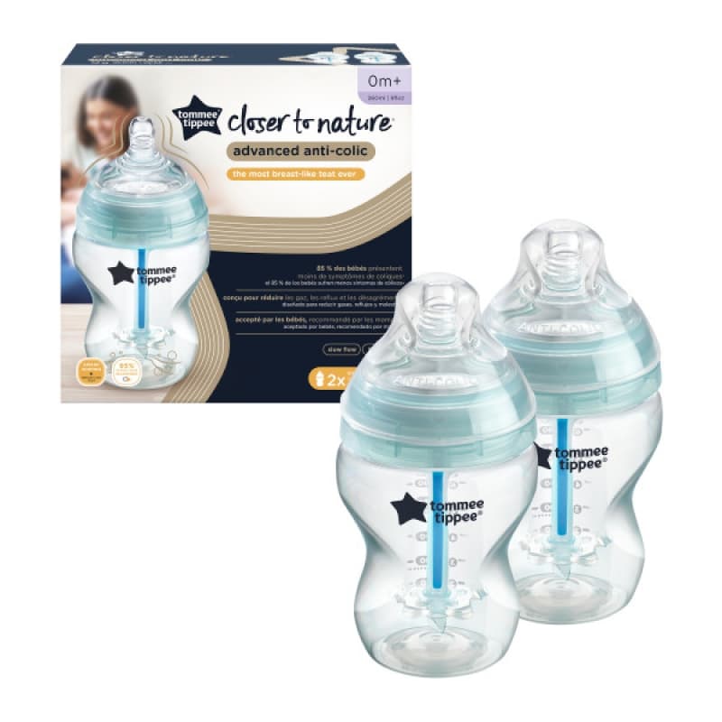 Biberon Aac 260ml X2, tommee tippee multicolore — vue 2 sur 3