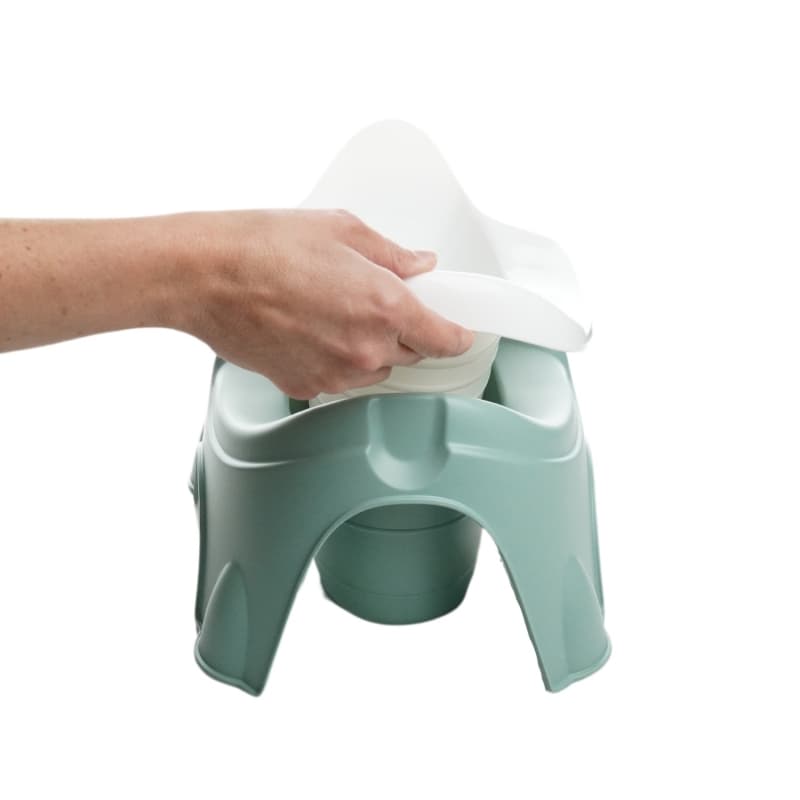 Pot Ideo avec Ecuelle, vert sauge blanc thermobaby 25/11 — vue 4 sur 5