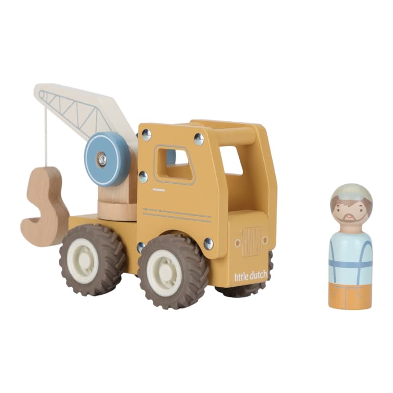 Camion Grue en Bois Fsc, little dutch — vue 1 sur 6