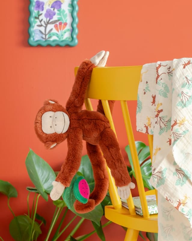 Singe Mochica d'Activites a Suspendre, marron la foret mawa moulin roty 26/01 — vue 4 sur 4