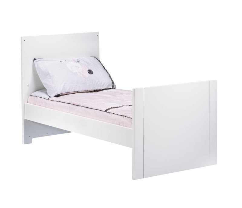 Little Big Bed 140x70 Loft Blanc, loft blanc meuble — vue 3 sur 5
