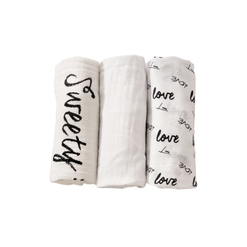 Langes Love & Sweet - Oeko Tex - 100% Mousseline de Coton Gaufree, trois kilos sept
